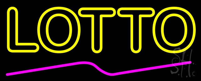Sign Store N100-0339-clear Double Stroke Yellow Lotto Clear Backing Neon Sign 32 x 13 x 1 In. Sign Store N100-0339-clear Double Stroke Yellow Lotto Clear Backing Neon Sign 32 x 13 x 1 In.