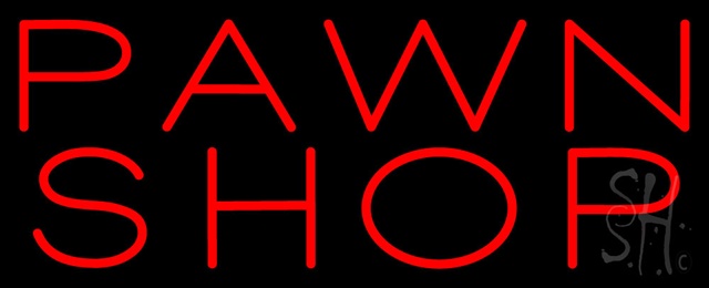 Sign Store N100-0349 Red Pawn Shop Neon Sign 32 x 13 x 3 In. Sign Store N100-0349 Red Pawn Shop Neon Sign 32 x 13 x 3 In.
