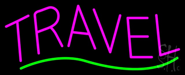 Sign Store N100-0383-outdoor Pink Travel Block Outdoor Neon Sign 32 x 13 x 3.5 In. Sign Store N100-0383-outdoor Pink Travel Block Outdoor Neon Sign 32 x 13 x 3.5 In.