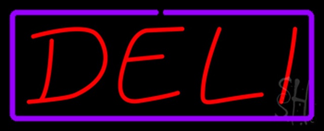 Sign Store N100-0397-outdoor Red Deli Purple Border Outdoor Neon Sign 32 x 13 x 3.5 In. Sign Store N100-0397-outdoor Red Deli Purple Border Outdoor Neon Sign 32 x 13 x 3.5 In.