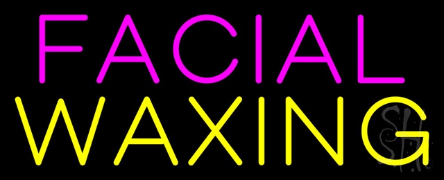 Sign Store N100-0406 Pink Facial Yellow Waxing Neon Sign 32 x 13 x 3 In. Sign Store N100-0406 Pink Facial Yellow Waxing Neon Sign 32 x 13 x 3 In.