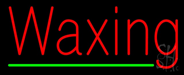 Sign Store N100-0414-clear Red Waxing Green Line Clear Backing Neon Sign 32 x 13 x 1 In. Sign Store N100-0414-clear Red Waxing Green Line Clear Backing Neon Sign 32 x 13 x 1 In.