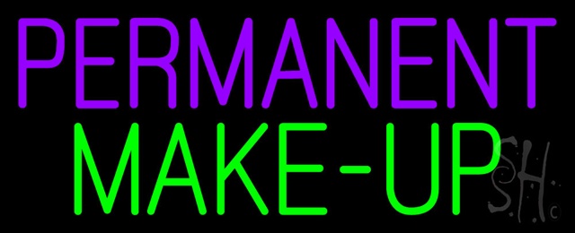 Sign Store N100-0416-outdoor Purple Permanent Green Make-Up Outdoor Neon Sign 32 x 13 x 3.5 In. Sign Store N100-0416-outdoor Purple Permanent Green Make-Up Outdoor Neon Sign 32 x 13 x 3.5 In.