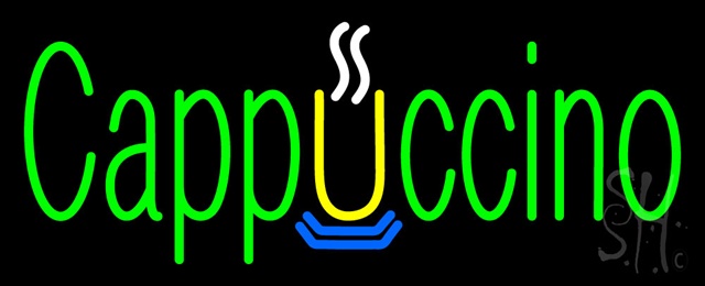 Sign Store N100-0426-clear Green Cappuccino Clear Backing Neon Sign 32 x 13 x 1 In. Sign Store N100-0426-clear Green Cappuccino Clear Backing Neon Sign 32 x 13 x 1 In.