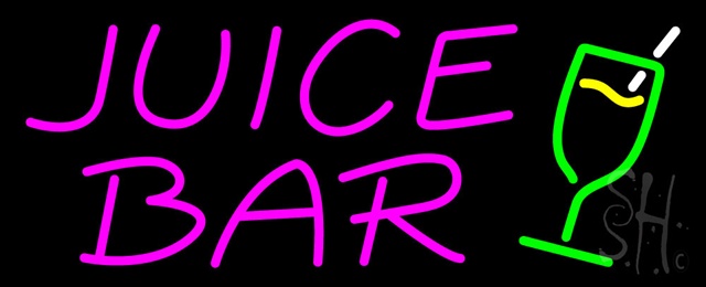 Sign Store N100-0433-clear Pink Juice Bar Logo Clear Backing Neon Sign 32 x 13 x 1 In. Sign Store N100-0433-clear Pink Juice Bar Logo Clear Backing Neon Sign 32 x 13 x 1 In.