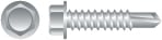 4h52 12-24 X 1.50 In. 410 Stainless Steel Unslotted Indented Hex Washer Head Screws Passivated And Waxed Box Of 2 000