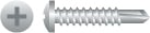 4p88 8-18 X 1 In. 410 Stainless Steel Phillips Pan Head Screws Passivated And Waxed Box Of 6 000