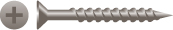 828l 8 X 1.75 In. Phillips Flat Head Particle Board Screws Plain And Lubed Box Of 4 000