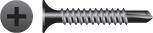 D823v 8-18 X 2.37 In. Phillips Bugle Head Screws Phosphate Coated Box Of 400