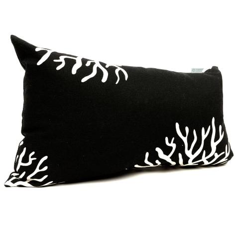 Majestic Home Black Coral Small Pillow