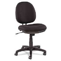 Alera Alein4811 Interval Swivel Tilt Task Chair, 100 Perchan Acrylic Tone On Tone Pattern, Black