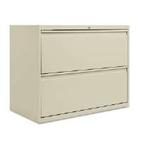 Alela523629py Two Drawer Lateral File Cabinet, Putty