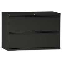 Alela544229bl Two Drawer Lateral File Cabinet, Black