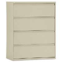 Alera Alela544254py Four Drawer Lateral File Cabinet, Putty