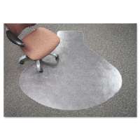 Deflect-o Cm14003k Supermat Vinyl Chair Mat For Firm Commercial Carpets, Beveled, 60 X 66, Clear