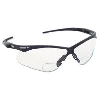138-28621 V60 Nemesis Rx Reader Safety Glasses, Black Frame, Clear Lens