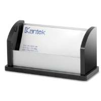 Kantek Ba330 Business Card Holder, Aluminum, Black Acrylic