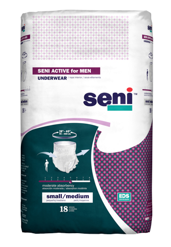 S-ms18-am1 Active For Men Underwear, Small - Medium, Pack Of 72