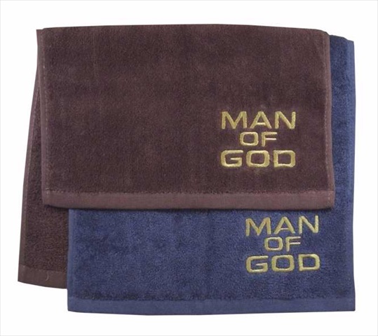 44083 Towel Pastor Man Of God Navy