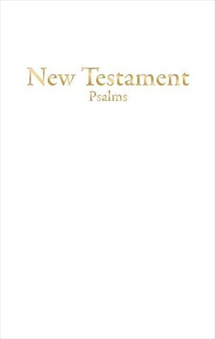 460406 Kjv Economy New Testament With Psalms White Imit