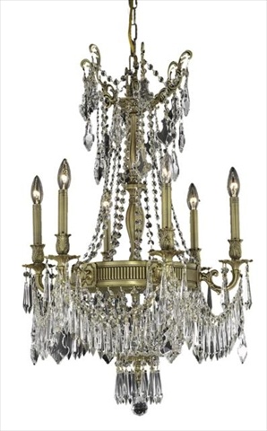 Telfour Heirloom Grandcut Crystal Chandelier, French Gold