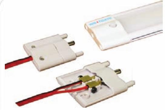 Ucjunction-w Hard Wire Power Feed In & Out For Uc Series White