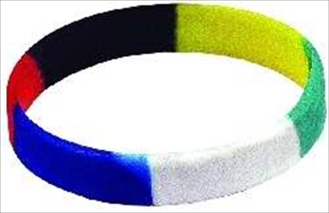 87301 Bracelet Plan Of Salvation Faith Band Multi Color