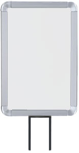 Lavi Industries 50-1130F12V-S-SA Vertical Fixed Mount Sign Frame 7 x 11 In. Satin Aluminum Lavi Industries 50-1130F12V-S-SA Vertical Fixed Mount Sign Frame 7 x 11 In. Satin Aluminum