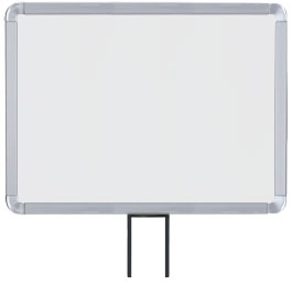 Lavi Industries 50-1131F12H-S-SA Horizontal Fixed Mount Sign Frame 11 x 14 In. Satin Aluminum Lavi Industries 50-1131F12H-S-SA Horizontal Fixed Mount Sign Frame 11 x 14 In. Satin Aluminum