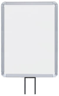 Lavi Industries 50-1131F12V-S-SA Vertical Fixed Mount Sign Frame 11 x 14 In. Satin Aluminum Lavi Industries 50-1131F12V-S-SA Vertical Fixed Mount Sign Frame 11 x 14 In. Satin Aluminum