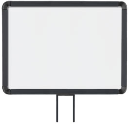 Lavi Industries 50-1131F7H-MB Horizontal Fixed Mount Sign Frame 11 x 14 In. Matte Black Lavi Industries 50-1131F7H-MB Horizontal Fixed Mount Sign Frame 11 x 14 In. Matte Black