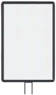Lavi Industries 50-1134F12V-MB Vertical Fixed Mount Sign Frame 14 x 22 In. Matte Black Lavi Industries 50-1134F12V-MB Vertical Fixed Mount Sign Frame 14 x 22 In. Matte Black
