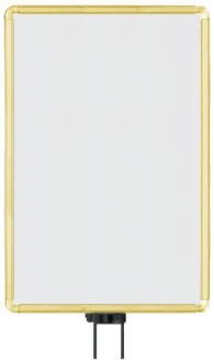 Lavi Industries 50-1134SV-GD Vertical Swivel Mount Sign Frame 14 x 22 In. Gold Lavi Industries 50-1134SV-GD Vertical Swivel Mount Sign Frame 14 x 22 In. Gold