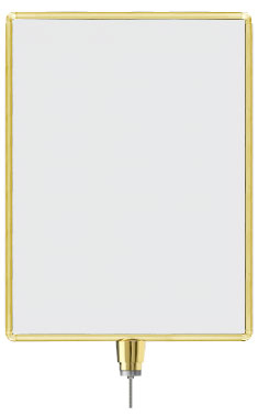 Lavi Industries 50-1136DV-GD Vertical Drum Top Traditional Post Sign Frame 22 x 28 In. Gold Lavi Industries 50-1136DV-GD Vertical Drum Top Traditional Post Sign Frame 22 x 28 In. Gold