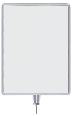 Lavi Industries 50-1136DV-SA Vertical Drum Top Traditional Post Sign Frame 22 x 28 In. Satin Aluminum Lavi Industries 50-1136DV-SA Vertical Drum Top Traditional Post Sign Frame 22 x 28 In. Satin Aluminum