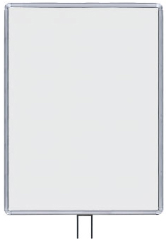 Lavi Industries 50-1136F12V-CL Vertical Fixed Mount Sign Frame 22 x 28 In. Chrome Lavi Industries 50-1136F12V-CL Vertical Fixed Mount Sign Frame 22 x 28 In. Chrome