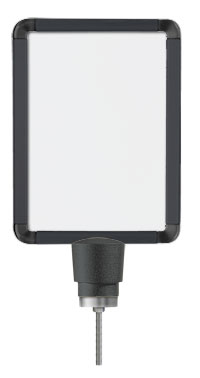 Lavi Industries 50-1141DV-S-MB Vertical Drum Top Traditional Post Sign Frame 8.5 x 11 In. Matte Black Lavi Industries 50-1141DV-S-MB Vertical Drum Top Traditional Post Sign Frame 8.5 x 11 In. Matte Black