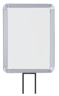 Lavi Industries 50-1141F12V-SA Vertical Fixed Mount Sign Frame 8.5 x 11 In. Satin Aluminum Lavi Industries 50-1141F12V-SA Vertical Fixed Mount Sign Frame 8.5 x 11 In. Satin Aluminum