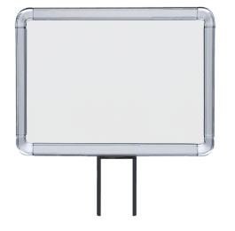 Lavi Industries 50-1141F7H-CL Horizontal Fixed Mount Sign Frame 8.5 x 11 In. Chrome Lavi Industries 50-1141F7H-CL Horizontal Fixed Mount Sign Frame 8.5 x 11 In. Chrome