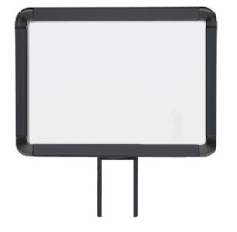 Lavi Industries 50-1141F7H-S-MB Horizontal Fixed Mount Sign Frame 8.5 x 11 In. Matte Black Lavi Industries 50-1141F7H-S-MB Horizontal Fixed Mount Sign Frame 8.5 x 11 In. Matte Black