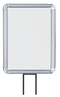 Lavi Industries 50-1141F7V-CL Vertical Fixed Mount Sign Frame 8.5 x 11 In. Chrome Lavi Industries 50-1141F7V-CL Vertical Fixed Mount Sign Frame 8.5 x 11 In. Chrome