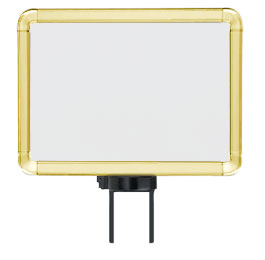 Lavi Industries 50-1141SH-GD Horizontal Swivel Mount Sign Frame 8.5 x 11 In. Gold Lavi Industries 50-1141SH-GD Horizontal Swivel Mount Sign Frame 8.5 x 11 In. Gold