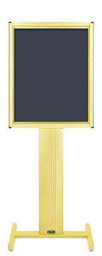 Lavi Industries 50-4500A-GD-SET Directrac Sign Frame Display Stand Standard Base - Gold Lavi Industries 50-4500A-GD-SET Directrac Sign Frame Display Stand Standard Base - Gold