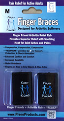 Arthritis Finger Brace, Large, Black