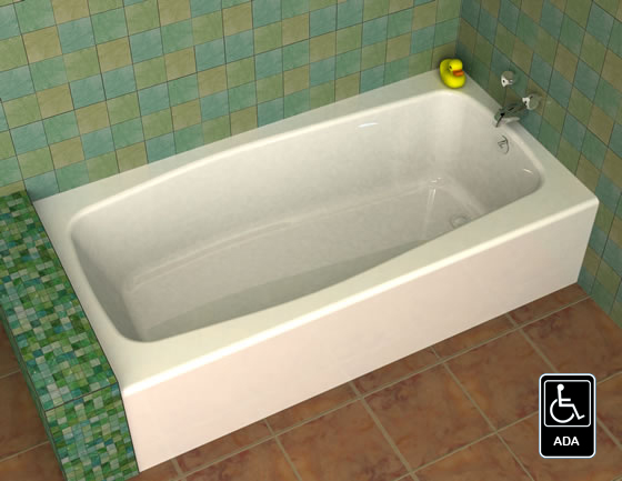 UPC 845147006320 product image for SONG AK-603014-70-R Bravo 60 x 30 In. Front Apron Bathtub - Right Hand White | upcitemdb.com