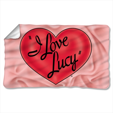 36 X 60 In. Lucy And 3d Logo Fleece Blanket - White