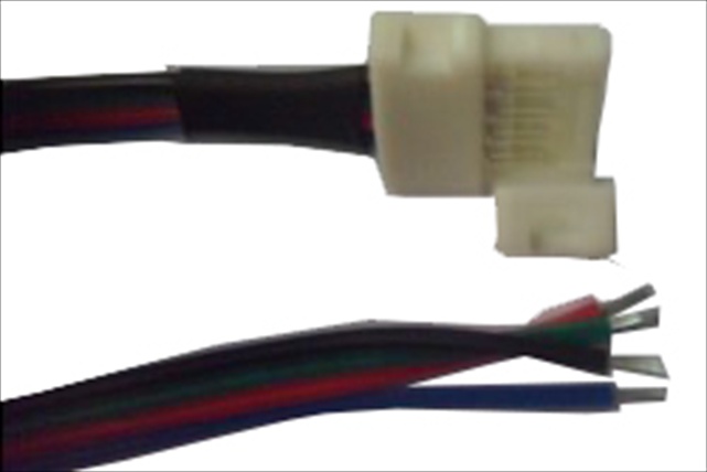 Ledr-10m-hw-rgb Power Feed For Smd5050 Rgb For Hardwire Applications