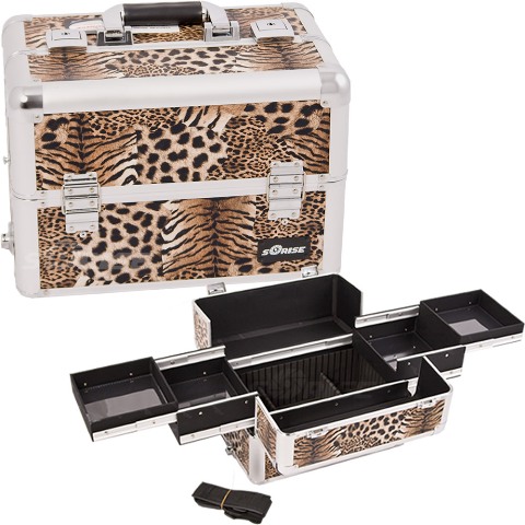E3301lpbr Leopard Pro Makeup Case