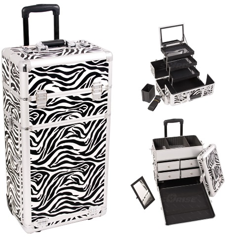 I3562zbwh Zebra Trolley Makeup Case