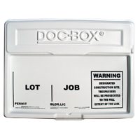 10102 Permit Posting Box